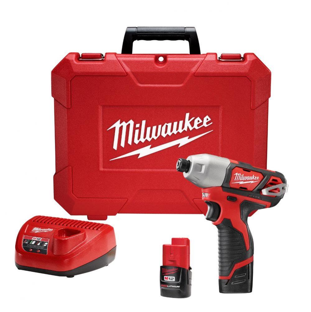 M12 1/4'' Hex Impact Driver Kit